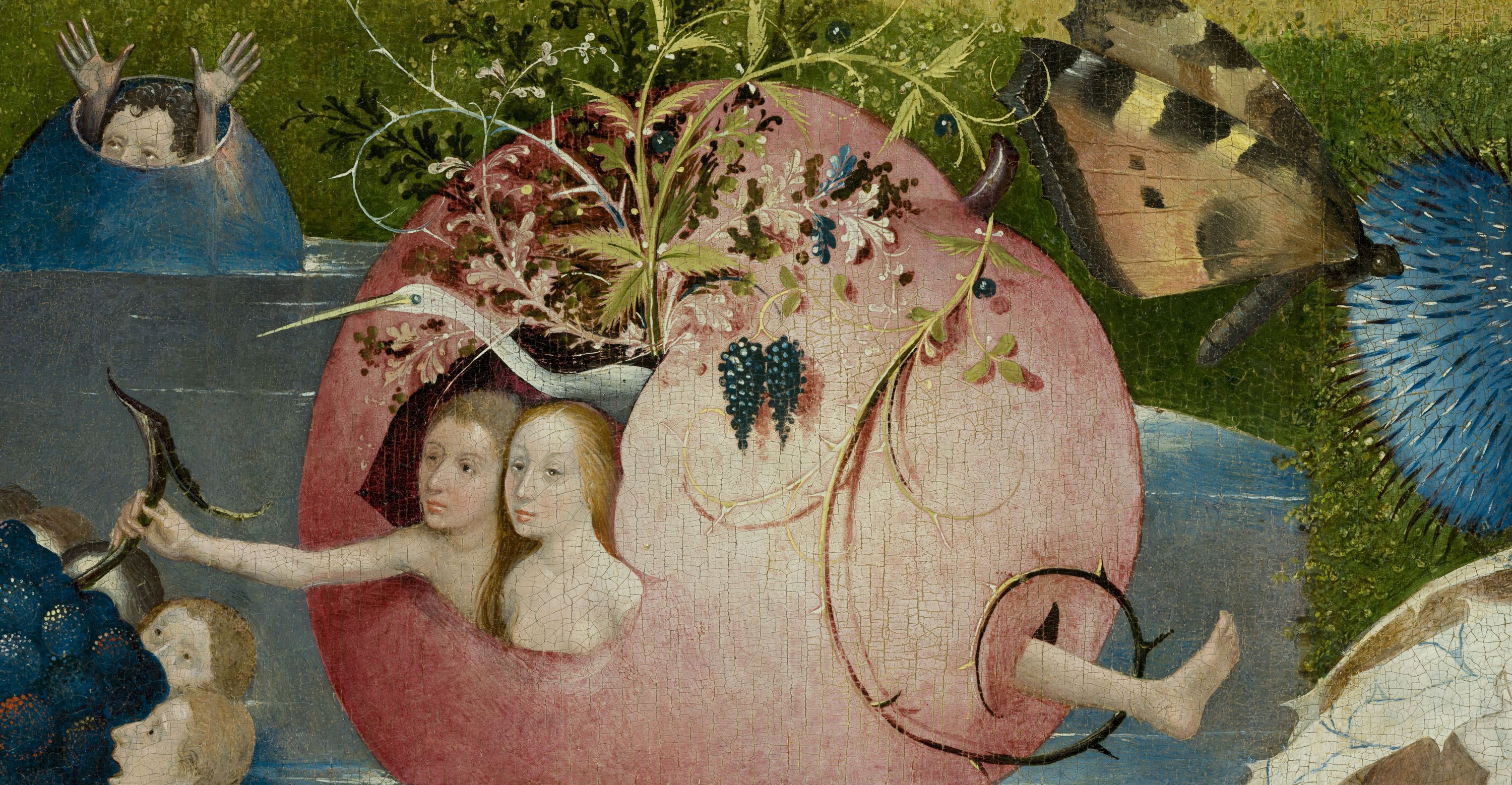 Painting - The Garden of Earthly Delights, Detail by Hieronymus Bosch (1490)