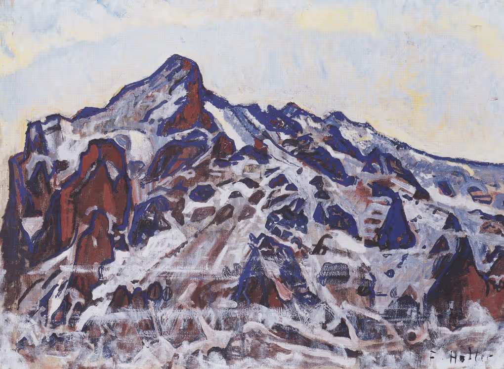 Painting - Wetterhorn by Ferdinand Hodler (1912)