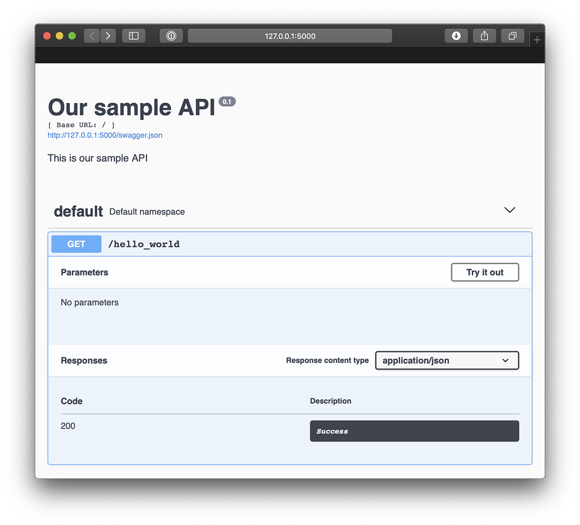 Sample API